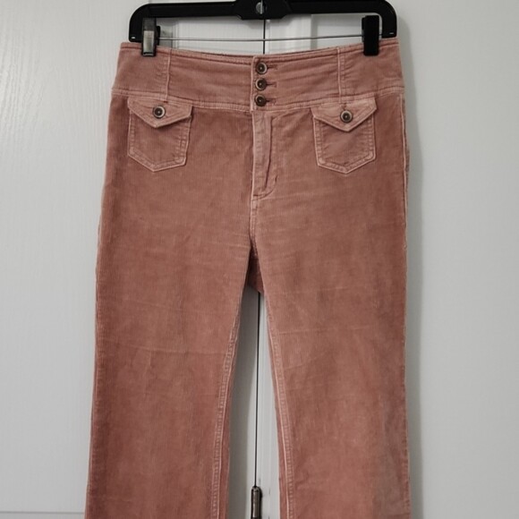 Pilcro and The Letterpress High Rise Trouser Bootcut Pants, Pink/Rose, 29 - Picture 4 of 12
